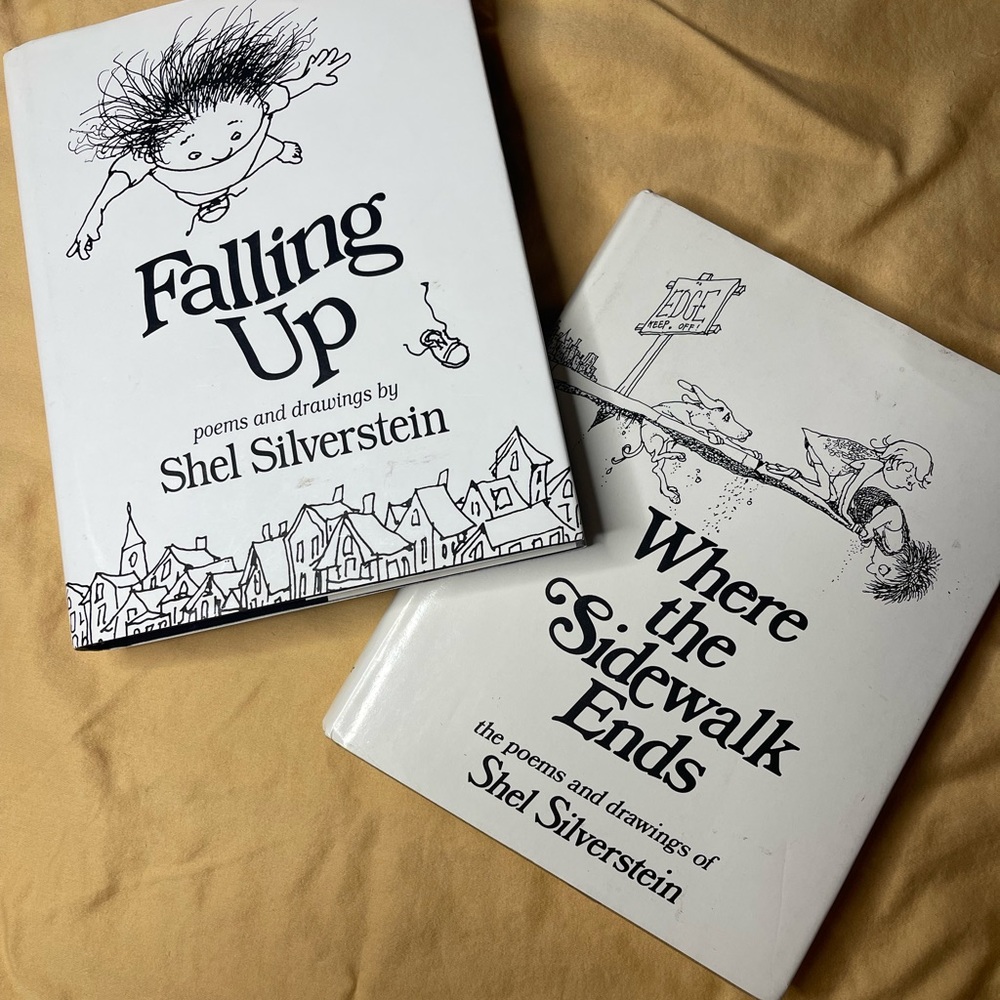 Shel Silverstein ‘falling up’ &’where the sidewalk ends’ bundle